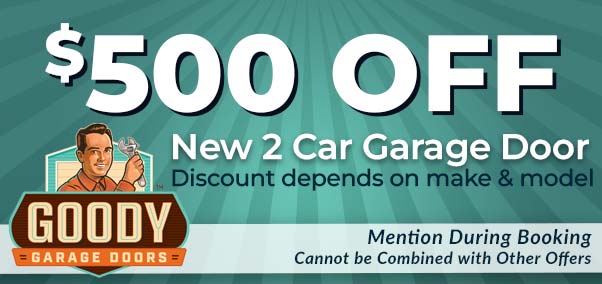 $500 off new garage doors