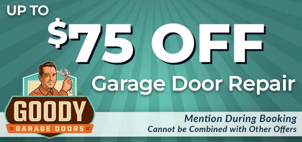 up to - $75 off garage door repair